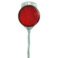 Hy-Ko 36In Aluminum Red Driveway Marker, 24PK A10136